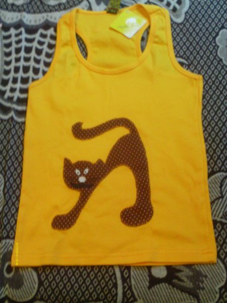 Blusa Amarela Cat